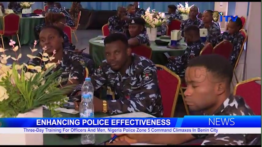 Three-Day Training For Officers And Men, Nigeria Police Zone 5 Command Climaxes In Benin City