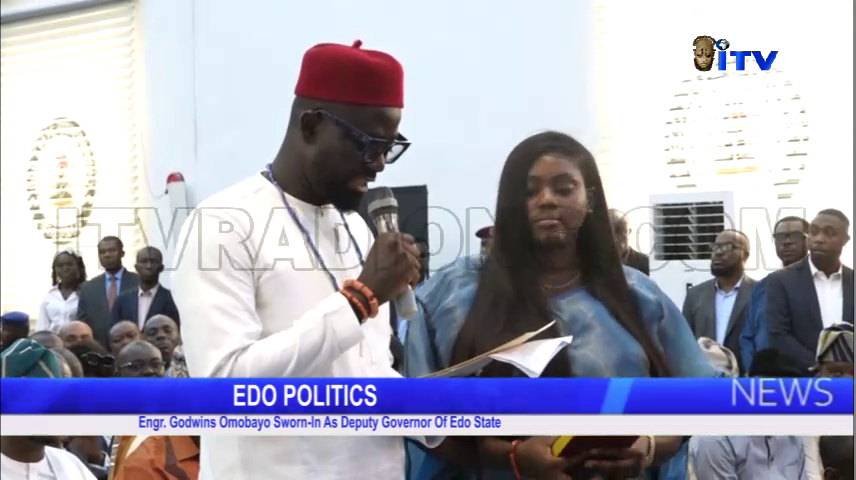 Engr. Godwins Omobayo Sworn-In As Deputy Governor Of Edo State