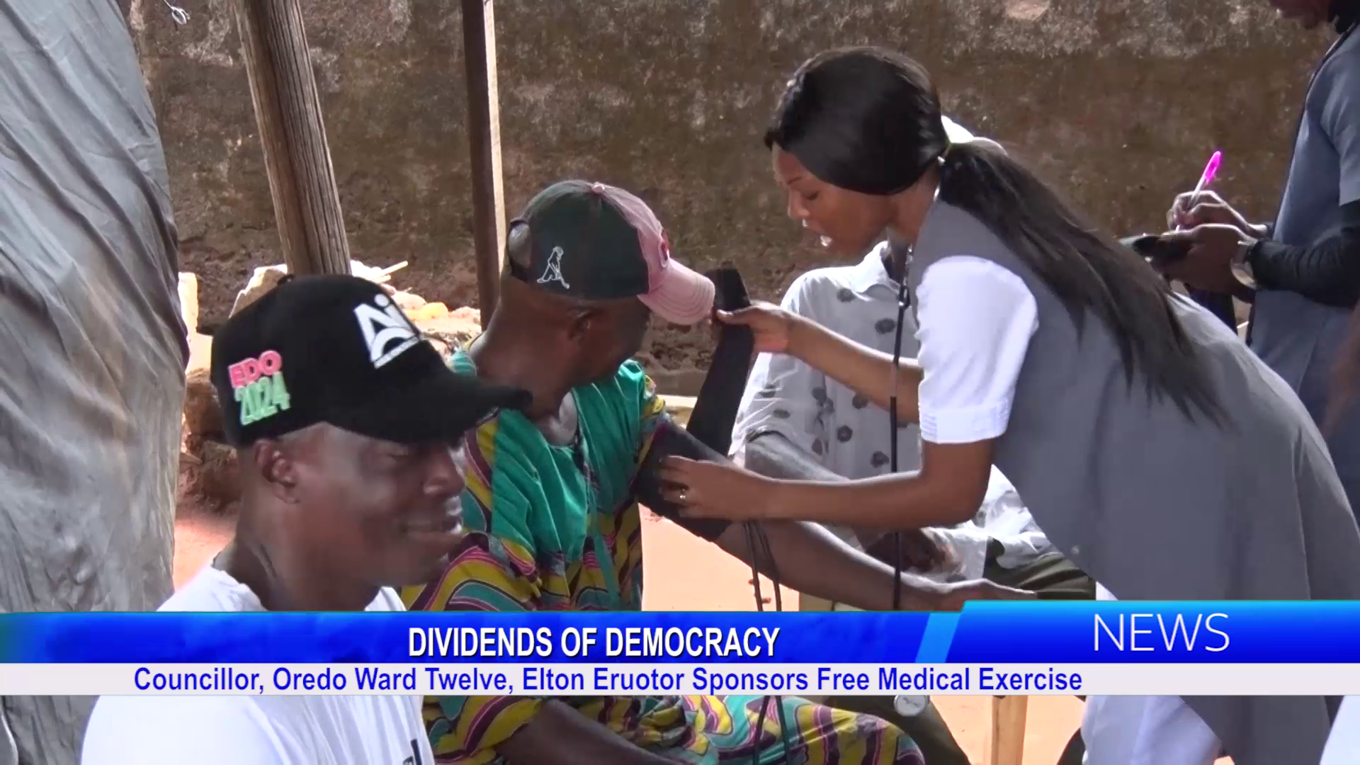 Councillor, Oredo Ward Twelve, Elton Eruotor Sponsors Free Medical Exercise