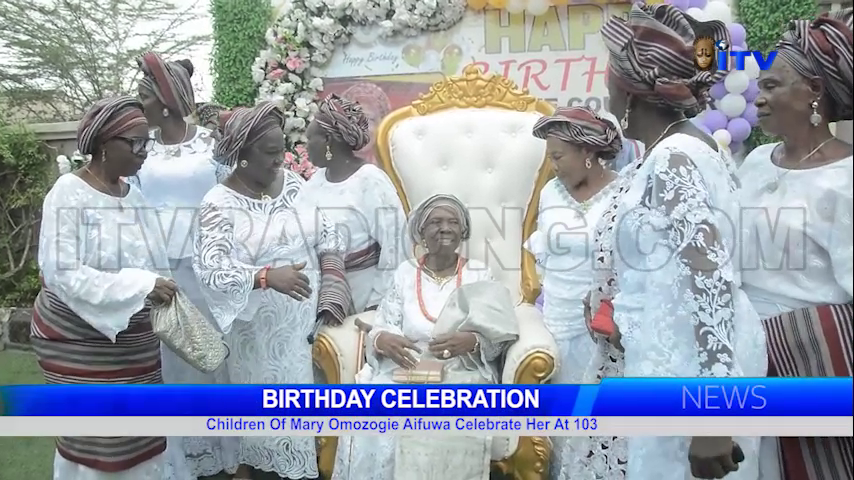 Children Of Mary Omozogie Aifuwa Celebrate Her At 103